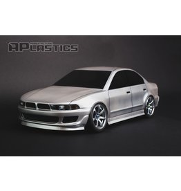 APLASTICS APS0026 1/10 MITSUBISHI GALANT VR-4 BODY: CLEAR