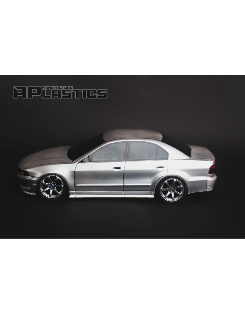 APLASTICS APS0026 1/10 MITSUBISHI GALANT VR-4 BODY: CLEAR