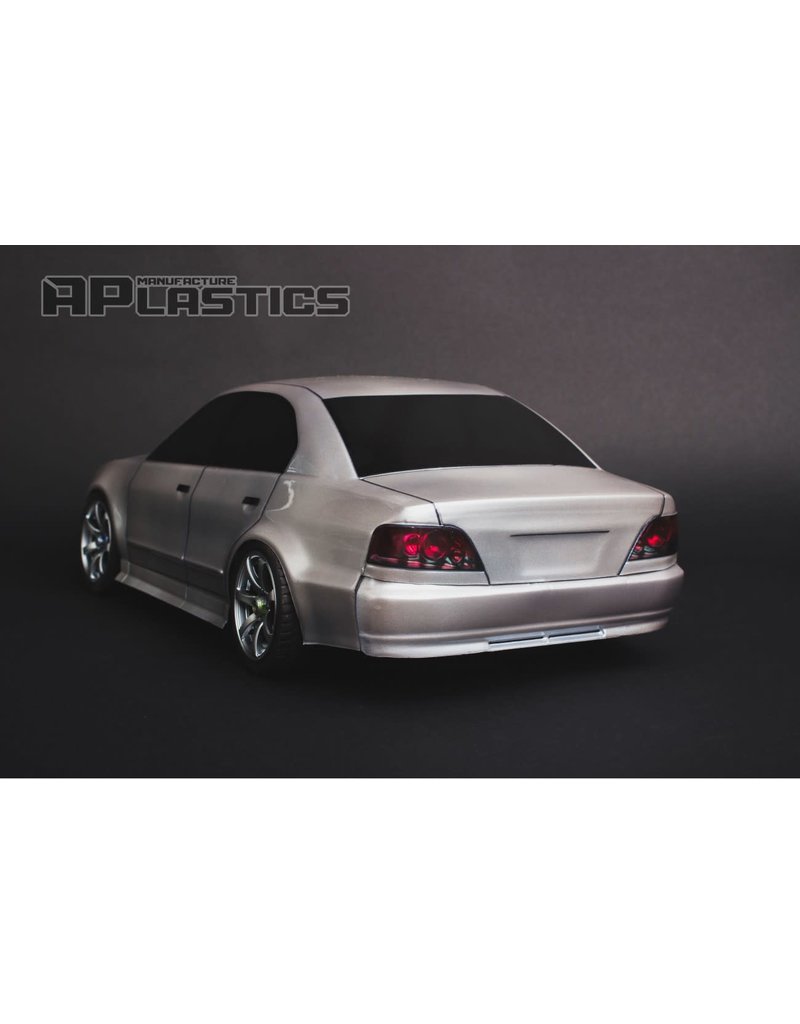 APLASTICS APS0026 1/10 MITSUBISHI GALANT VR-4 BODY: CLEAR