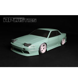 APLASTICS APS0027 1/10 NISSAN S13 ONEVIA BODY: CLEAR