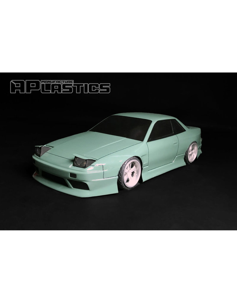 APLASTICS APS0027 1/10 NISSAN S13 ONEVIA BODY: CLEAR