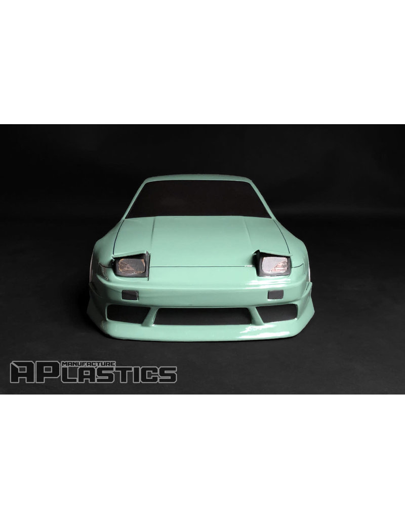APLASTICS APS0027 1/10 NISSAN S13 ONEVIA BODY: CLEAR