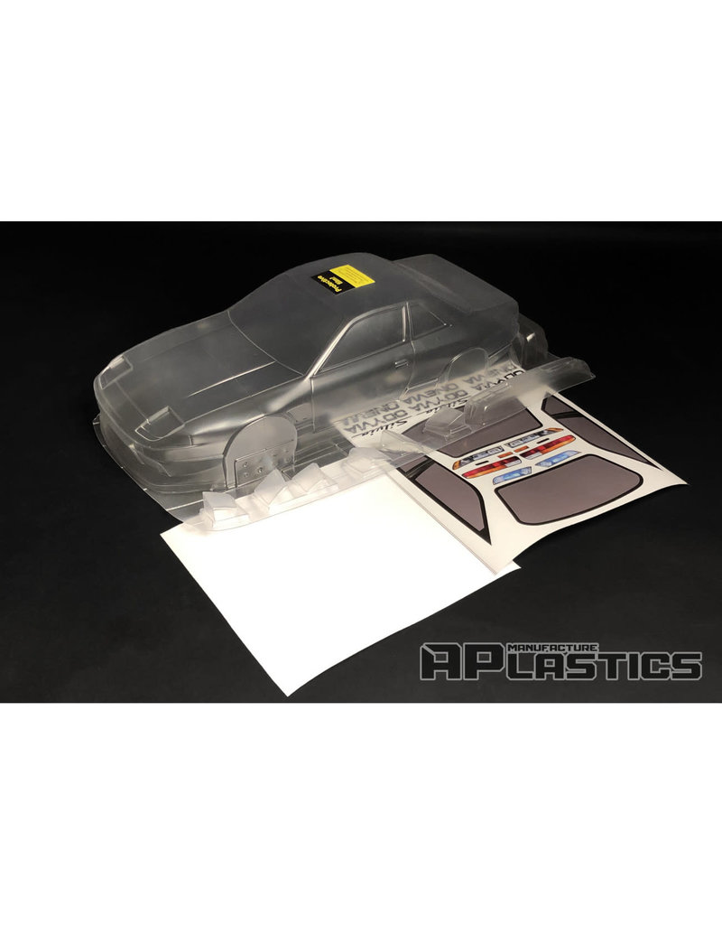 APLASTICS APS0027 1/10 NISSAN S13 ONEVIA BODY: CLEAR