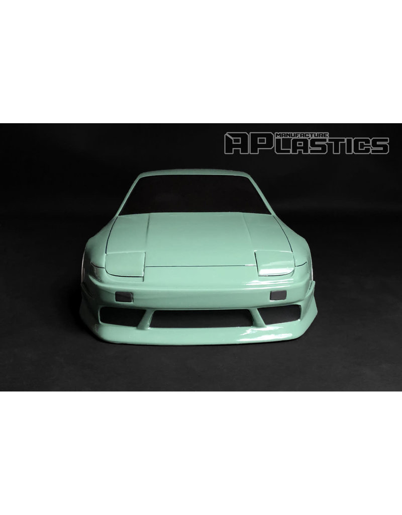 APLASTICS APS0027 1/10 NISSAN S13 ONEVIA BODY: CLEAR