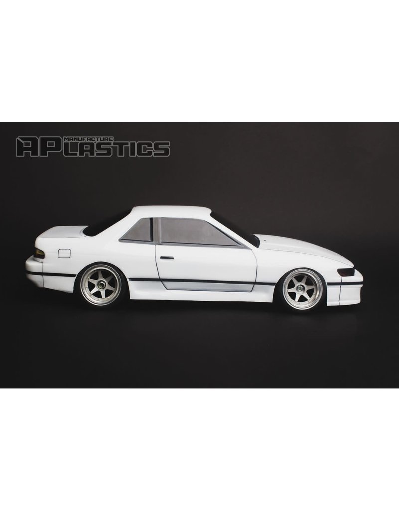 APLASTICS APS0028 1/10 NISSAN S13 SILVIA V1 BODY: CLEAR