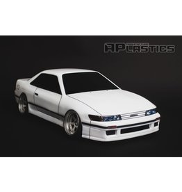 APLASTICS APS0028 1/10 NISSAN S13 SILVIA V1 BODY: CLEAR
