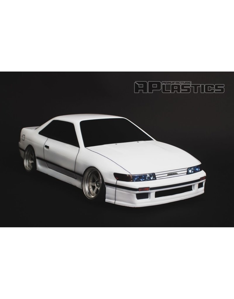 APLASTICS APS0028 1/10 NISSAN S13 SILVIA V1 BODY: CLEAR