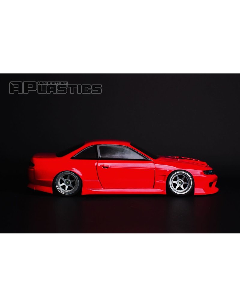 APLASTICS APS0031 1/10 NISSAN S14 ODYVIA CLEAR BODY