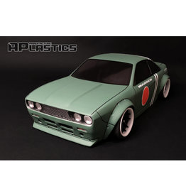 APLASTICS APS0033 1/10 NISSAN S14 BOSS BLUEBIRD CLEAR BODY