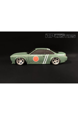 APLASTICS APS0033 1/10 NISSAN S14 BOSS BLUEBIRD BODY: CLEAR