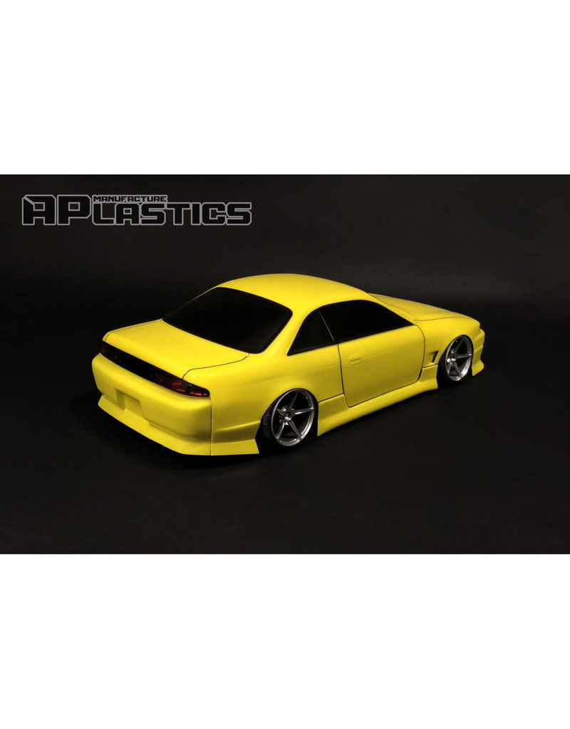 APLASTICS APS0030 1/10 NISSAN S14 SILVIA KOUKI CLEAR BODY