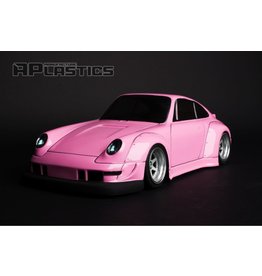 APLASTICS APS0036 1/10 PORSCHE RWB 911 BODY: CLEAR