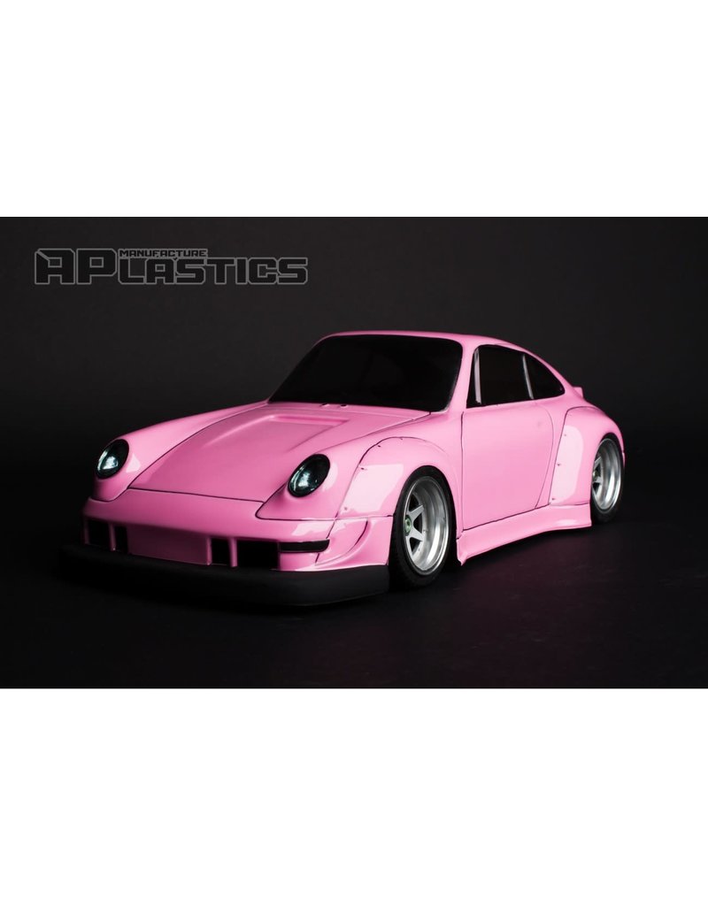 APLASTICS APS0036 1/10 PORSCHE RWB 911 BODY: CLEAR