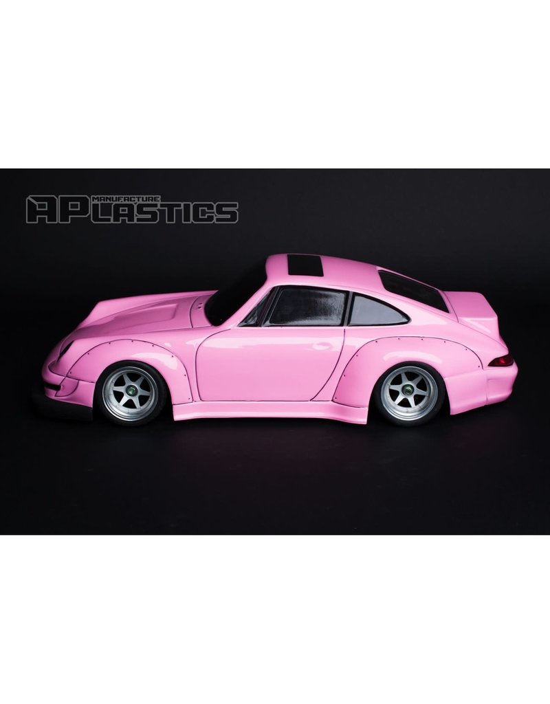 APLASTICS APS0036 1/10 PORSCHE RWB 911 BODY: CLEAR