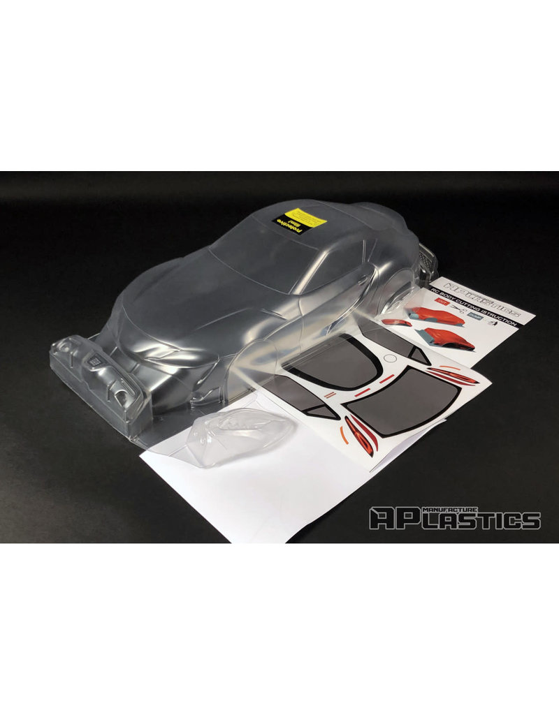 APLASTICS APS0038 1/10 TOYOTA SUPRA 90 BODY: CLEAR