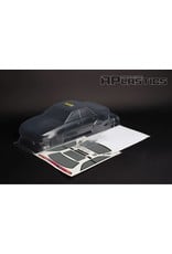 APLASTICS APS0040 1/10 TOYOTA MARK 2 JZX90 TRD BODY: CLEAR
