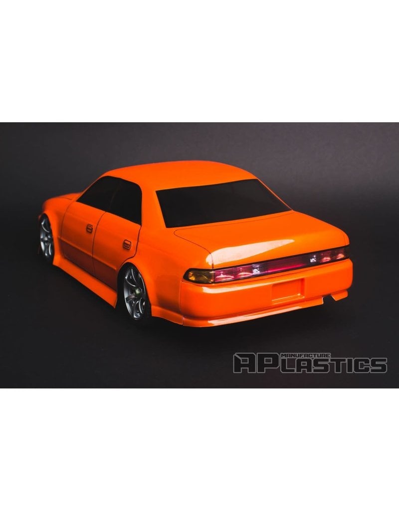 APLASTICS APS0040 1/10 TOYOTA MARK 2 JZX90 TRD BODY: CLEAR