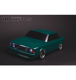 APLASTICS APS0043 1/10 VOLVO 242 GT CLEAR BODY