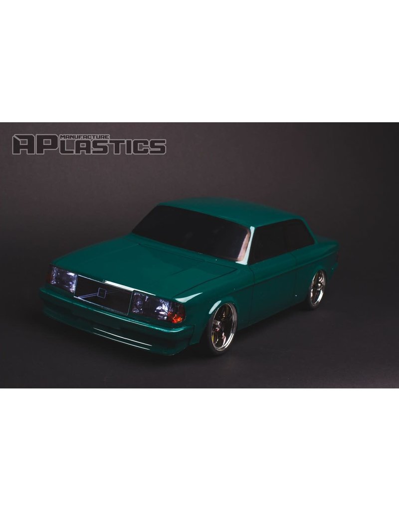 APLASTICS APS0043 1/10 VOLVO 242 GT CLEAR BODY