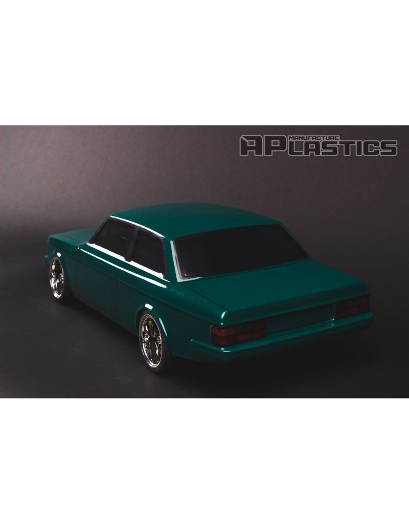 APLASTICS APS0043 1/10 VOLVO 242 GT CLEAR BODY