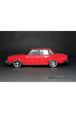 APLASTICS APS0044 1/10 VOLVO 240/244 SEDAN CLEAR BODY