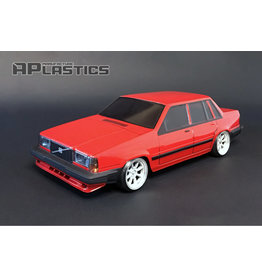 APLASTICS APS0045 1/10 VOLVO 740 BODY: CLEAR