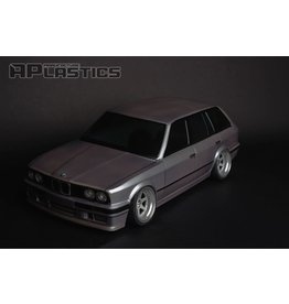 APLASTICS APS0004 1/10 BMW E30 WAGON BODY: CLEAR