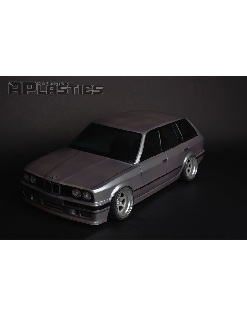 APLASTICS APS0004 1/10 BMW E30 WAGON BODY: CLEAR