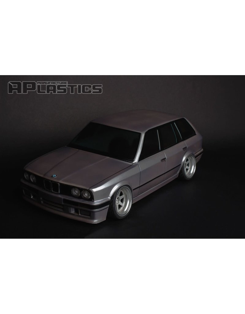 APLASTICS APS0004 1/10 BMW E30 WAGON CLEAR BODY