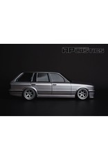 APLASTICS APS0004 1/10 BMW E30 WAGON CLEAR BODY