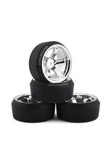 FIRE BRAND RC FBR1WHEHI5959 HIGHFIVE XDR9 5° PRE-MOUNTED SLICK DRIFT TIRES