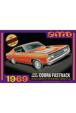 AMT AMT1217M 1/25 1969 FORD TORINO COBRA FASTBACK PLASTIC MODEL KIT