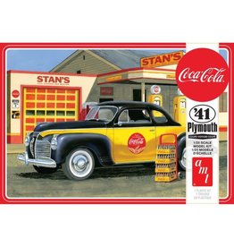 AMT AMT1197M 1/25 1941 PLYMOUTH COUPE COCA-COLA PLASTIC MODEL KIT