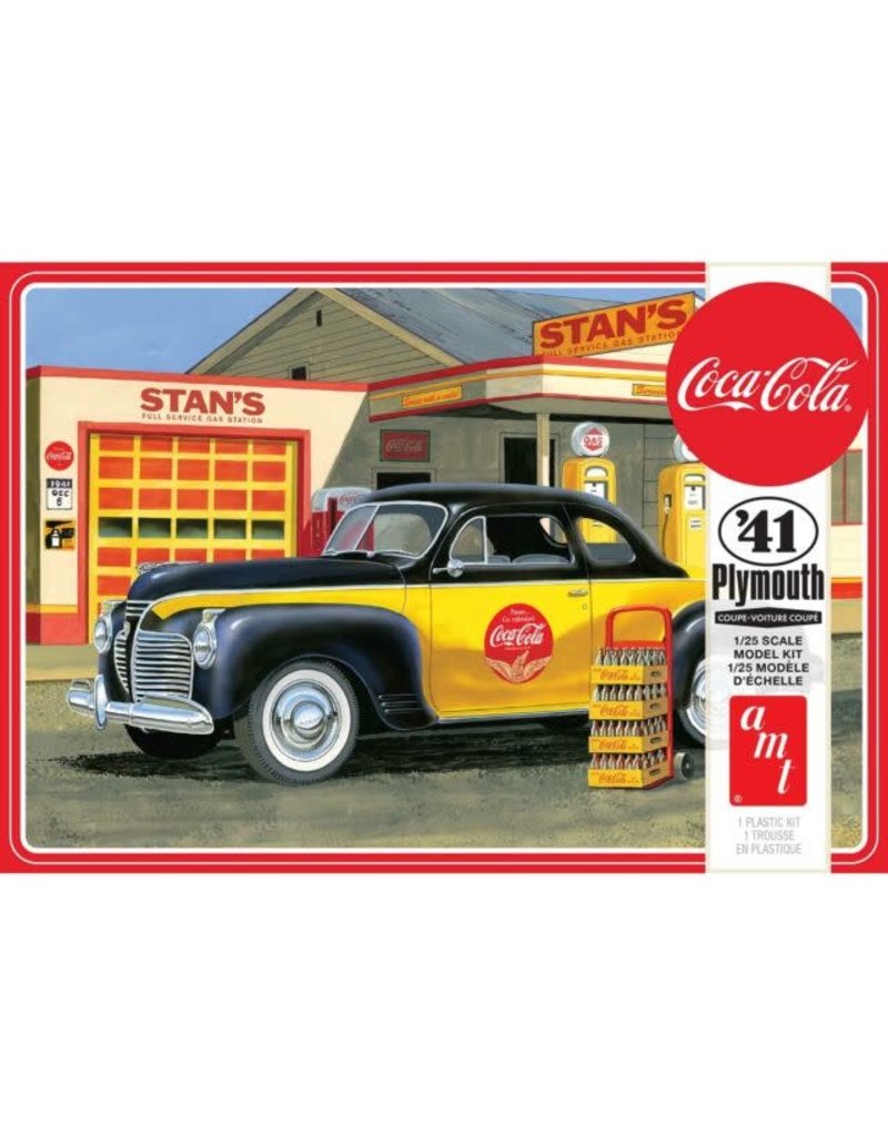 AMT AMT1197M 1/25 41 PLYMOUTH COUPE COCA-COLA