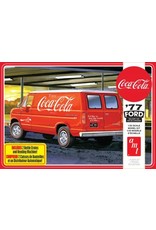 AMT AMT1173M 1/25 1977 FORD VAN W/ MCHNE COCA-COLA PLASTIC MODEL KIT