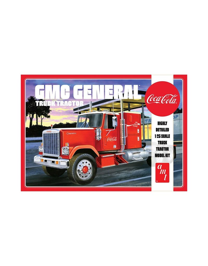 AMT AMT1179 1/25 1976 GMC GENERAL SEMI TRACTOR PLASTIC MODEL KIT