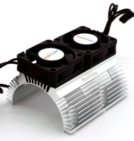 POWER HOBBY PHBPH1289SILVER POWER HOBBY HEAT SINK WITH TWIN FAN