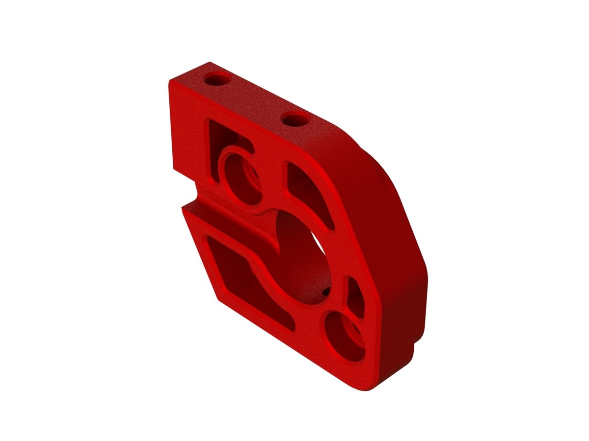 ARA320483 ALUMINUM MOTOR PLATE (RED)