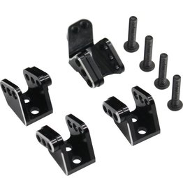 HOT RACING HRAEVE12A01 ALUMINUM AXLE LOWER LINK MOUNTS SET: GEN8