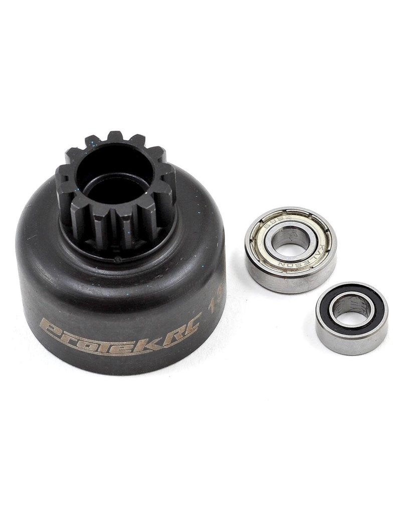 PROTEK RC PTK-7060 HARDENEND CLUTCH BELL W/BEARINGS (13T) (LOSI 8IGHT STYLE)