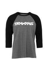 TRAXXAS TRA1369-2XL TRAXX RAGLAN SHIRT GREY/BLK 2X