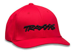 TRA1188-RED-LXL TRAXXAS LOGO HAT RED LARGE/EXT