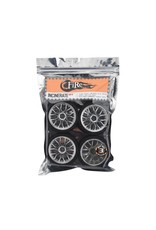 FIRE BRAND RC FBR1WHECIN061 INCINERATE RT PRE-MOUNTED ON-ROAD TIRES (4) (CHROME)