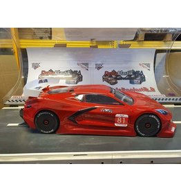 DELTA PLASTIK USA DP8504/2WDM CORVETTE CR8 1/7 SCALE BODY: CLEAR