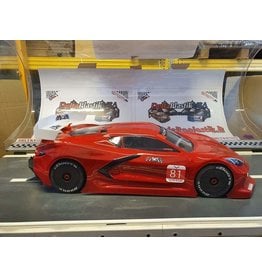 DELTA PLASTIK USA DP8504/2WDM CORVETTE CR8 BODY 1/7: CLEAR