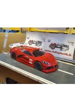DELTA PLASTIK USA DP8504/2WDM CORVETTE CR8 1/7 SCALE BODY: CLEAR