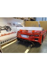 DELTA PLASTIK USA DP8504/2WDM CORVETTE CR8 1/7 SCALE BODY: CLEAR
