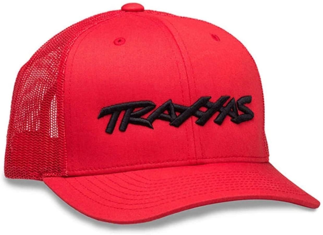 TRA1182-RBL TRAXXAS LOGO HAT CURVE BILL RED