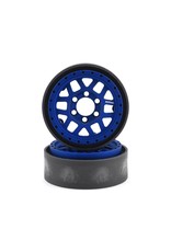 VANQUISH VPS07743 KMC 1.9 XD229 MACHETE V2 ALUMINUM BEADLOCK WHEELS: BLUE ANODIZED (2)