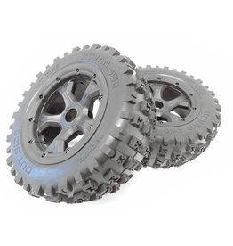 ROVAN RC RV970431 1/5 GEN 3 MT BOE-TIE BELTED/WATERPROOF DIRT KNOBBY LT TIRES/WHEELS 180X70